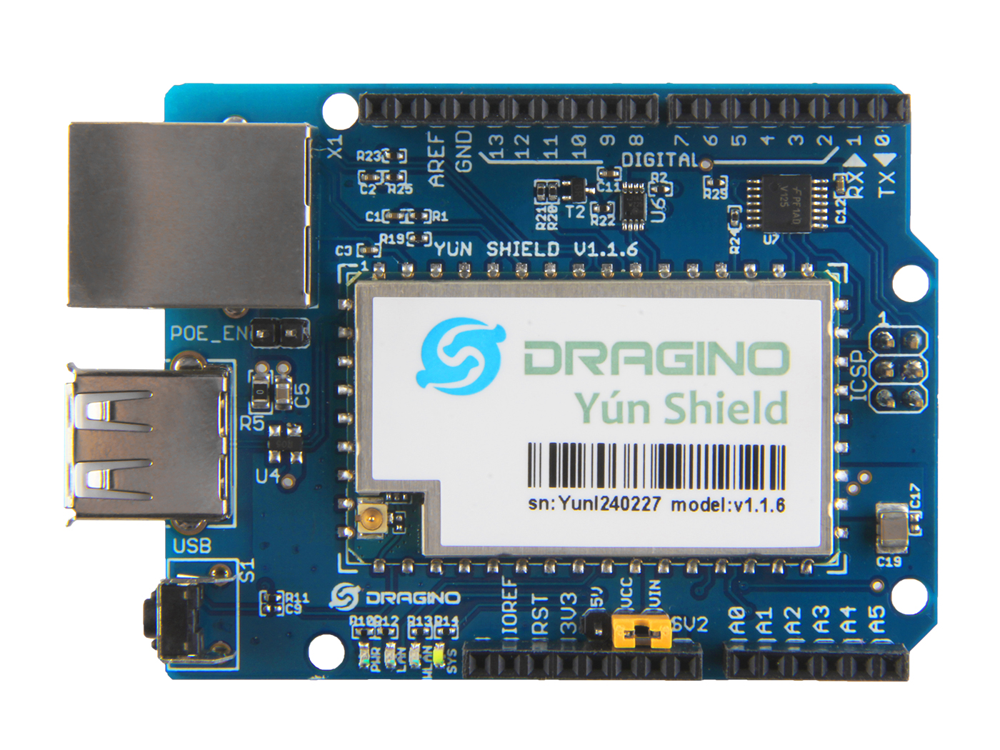 Dragino Yun Shield Shield For Arduino Seeed Studio