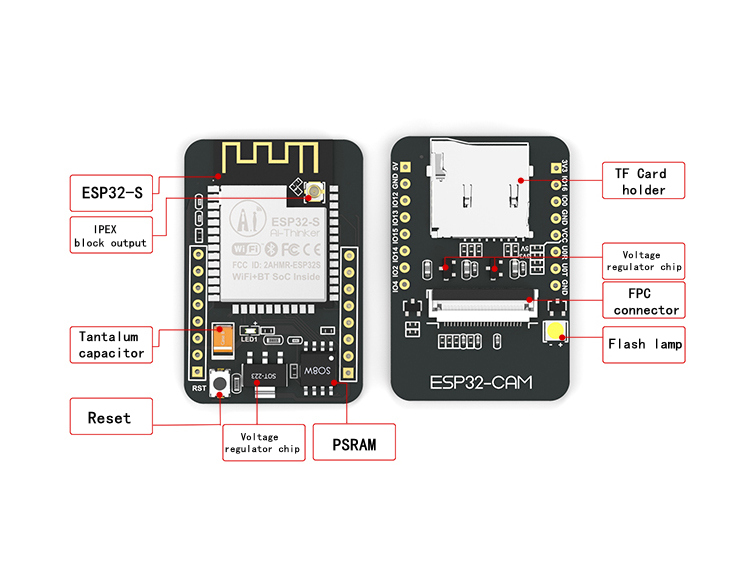esp32-cam development board(with camera)