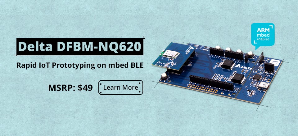 IOT Dev Kit for Mbed (Delta DFBM-NQ620-EVB)