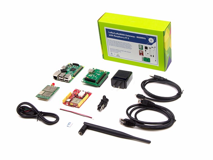 LoRa LoRaWAN Gateway - 868MHz Kit with Raspberry Pi 3